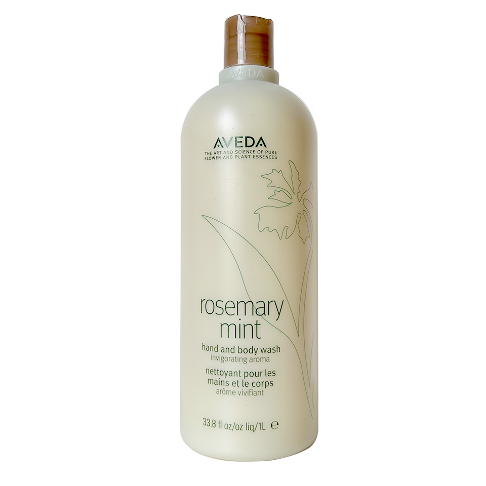 Transform your daily cleansing ritual into a luxurious and rejuvenating experience with AVEDA Rosemary Mint Hand and Body Wash.