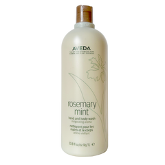 Transform your daily cleansing ritual into a luxurious and rejuvenating experience with AVEDA Rosemary Mint Hand and Body Wash.