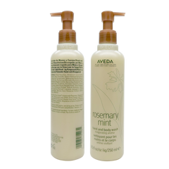 The aromatic combination of rosemary and peppermint creates a stimulating and awakening scent that energizes your senses, making each wash a delightful experience.