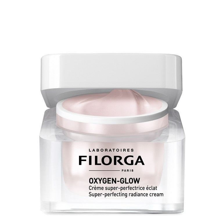FILORGA OXYGEN-GLOW Super-Perfecting Radiance Cream, a cutting-edge skincare solution designed to breathe new life into your skin.
