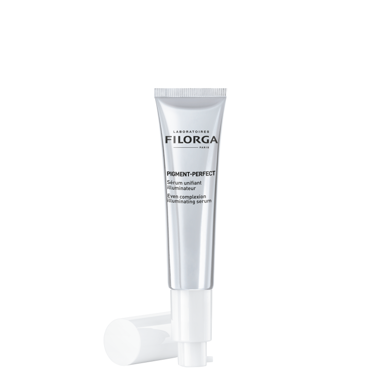 FILORGA PIGMENT-PERFECT Even Complexion Illuminating Serum target hyperpigmentation, dark spots, and uneven skin tone, delivering a radiant, uniform complexion with visible results